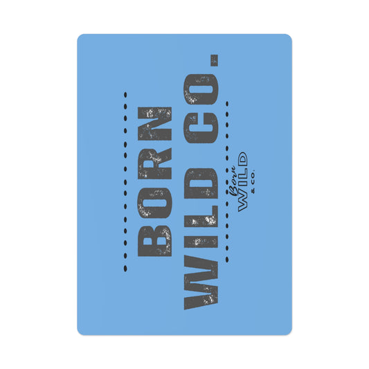 Born Wild Standard Poker Cards