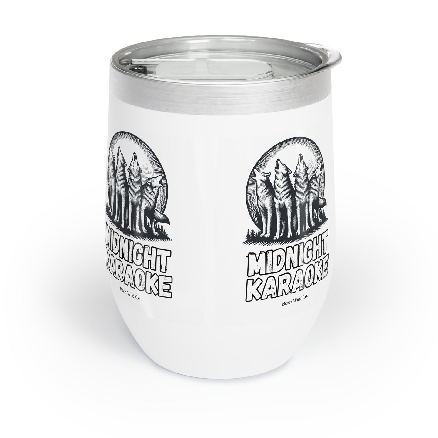 Midnight Karaoke -Chill Wine Tumbler