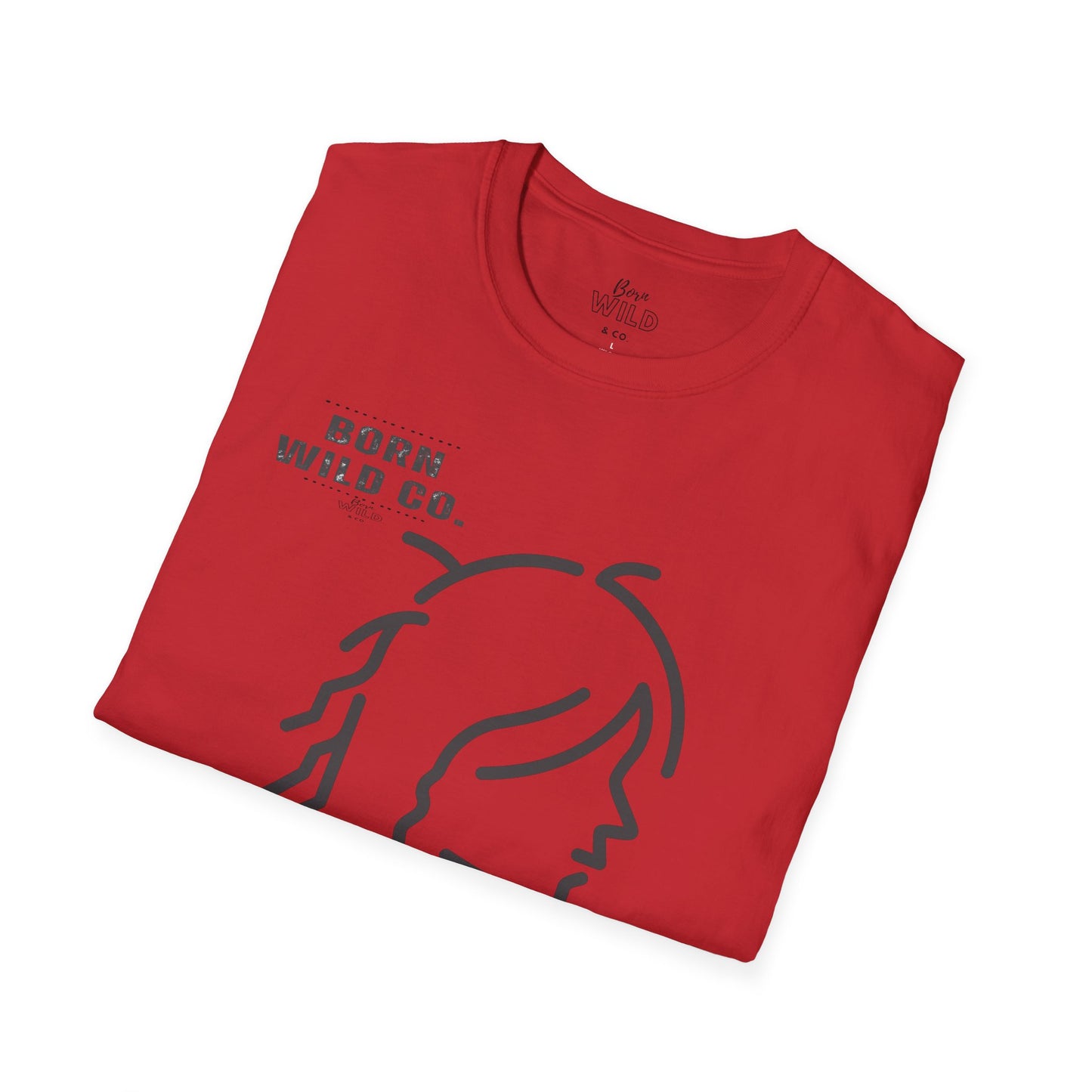 Hiking Hair T-Shirt — Bold Typography Casual Tee