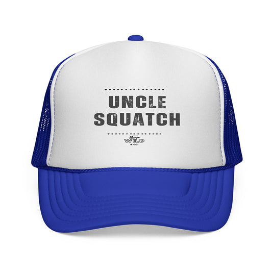 Uncle Squatch Trucker Cap - Funny  Baseball Hat for Outdoors,  Gift