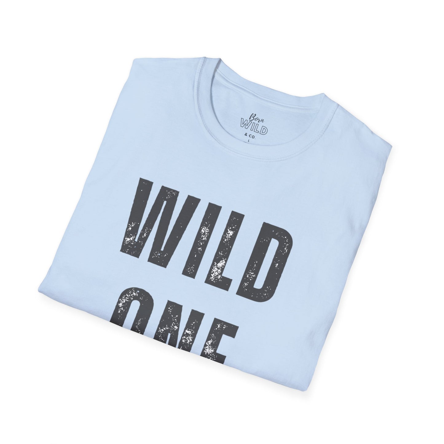 Wild One T-Shirt — 'Wild One' Bold Typography Casual Tee
