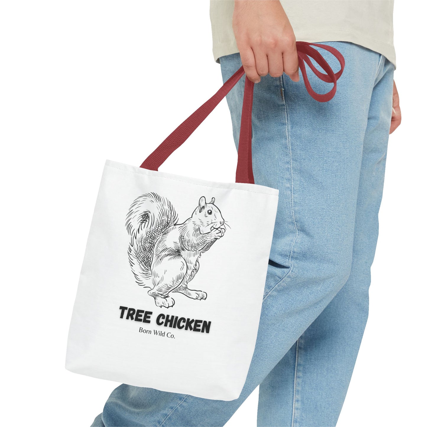 Tree Chicken Tote Bag