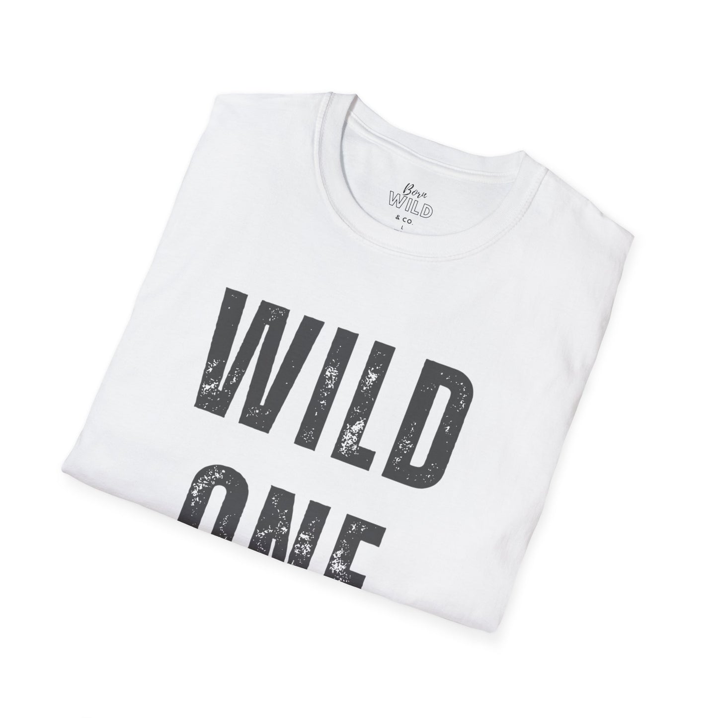 Wild One T-Shirt — 'Wild One' Bold Typography Casual Tee