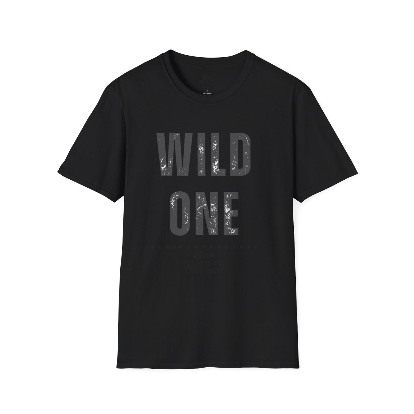 Wild One T-Shirt — 'Wild One' Bold Typography Casual Tee