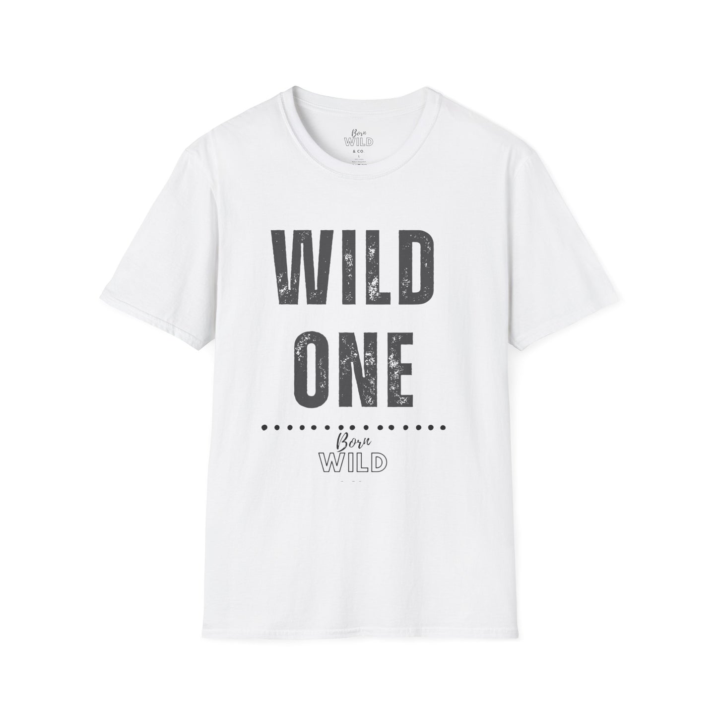 Wild One T-Shirt — 'Wild One' Bold Typography Casual Tee