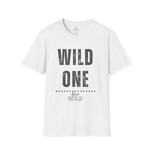 Wild One T-Shirt — 'Wild One' Bold Typography Casual Tee