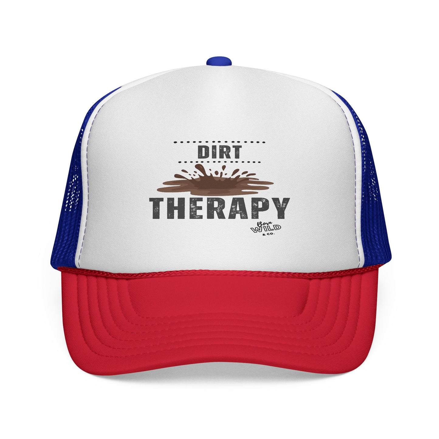 Dirt Therapy Trucker Cap - Funny  Baseball Hat for Outdoors,  Gift