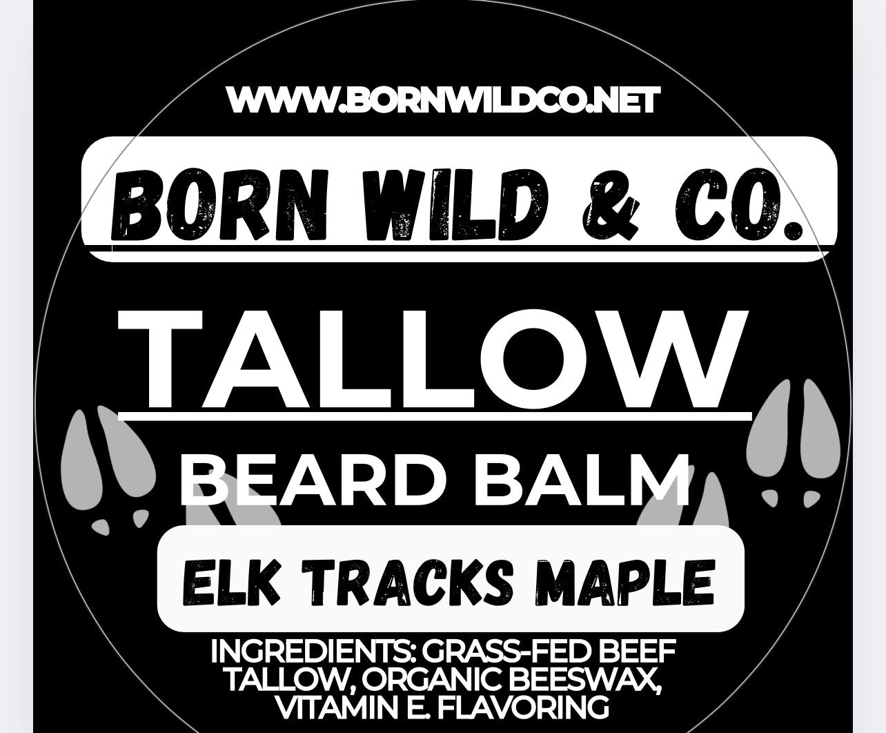 ELK TRACKS MAPLE TALLOW BEARD BALM