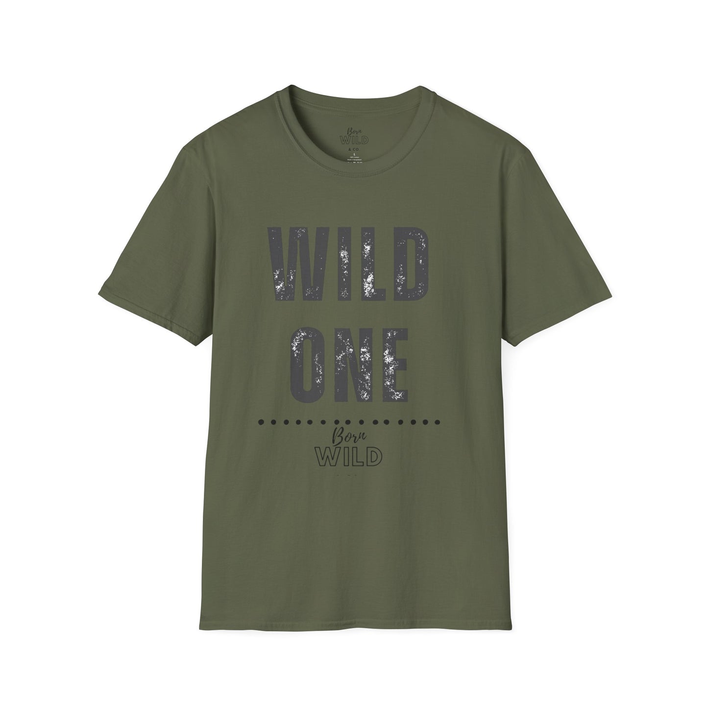 Wild One T-Shirt — 'Wild One' Bold Typography Casual Tee