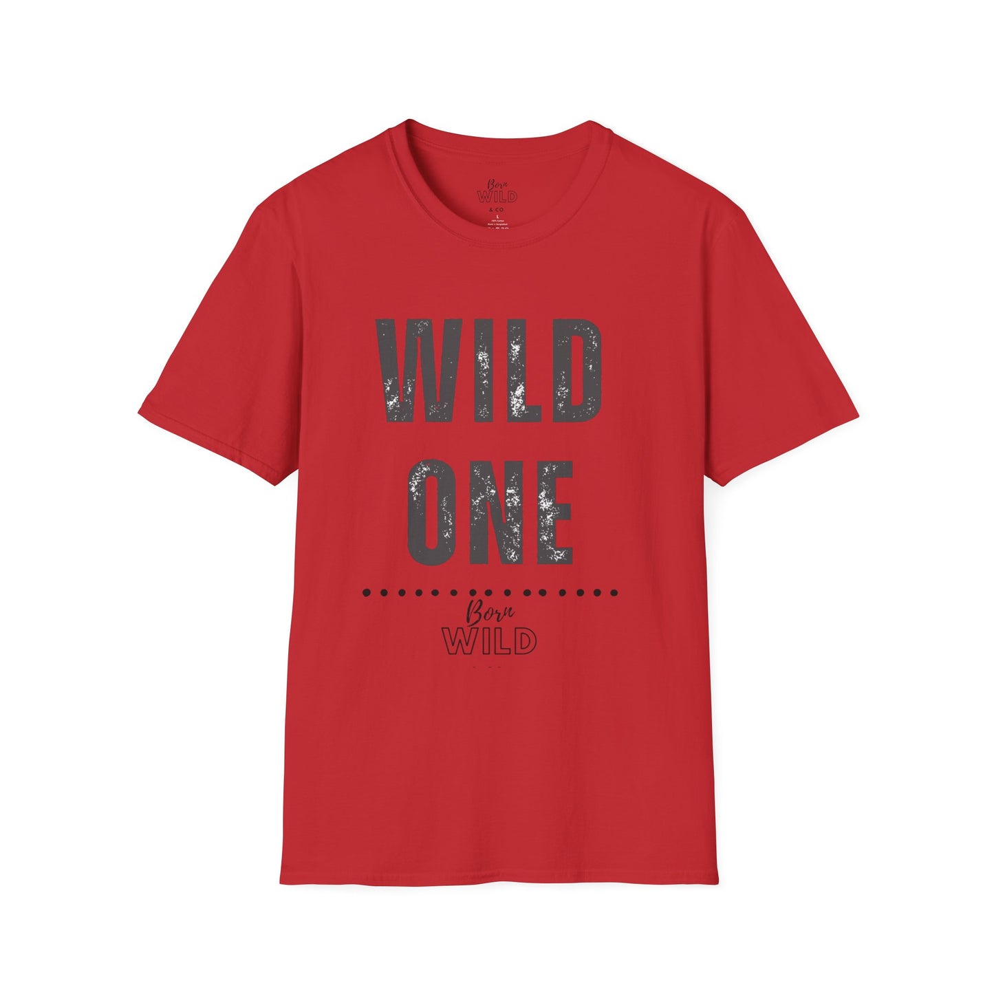 Wild One T-Shirt — 'Wild One' Bold Typography Casual Tee