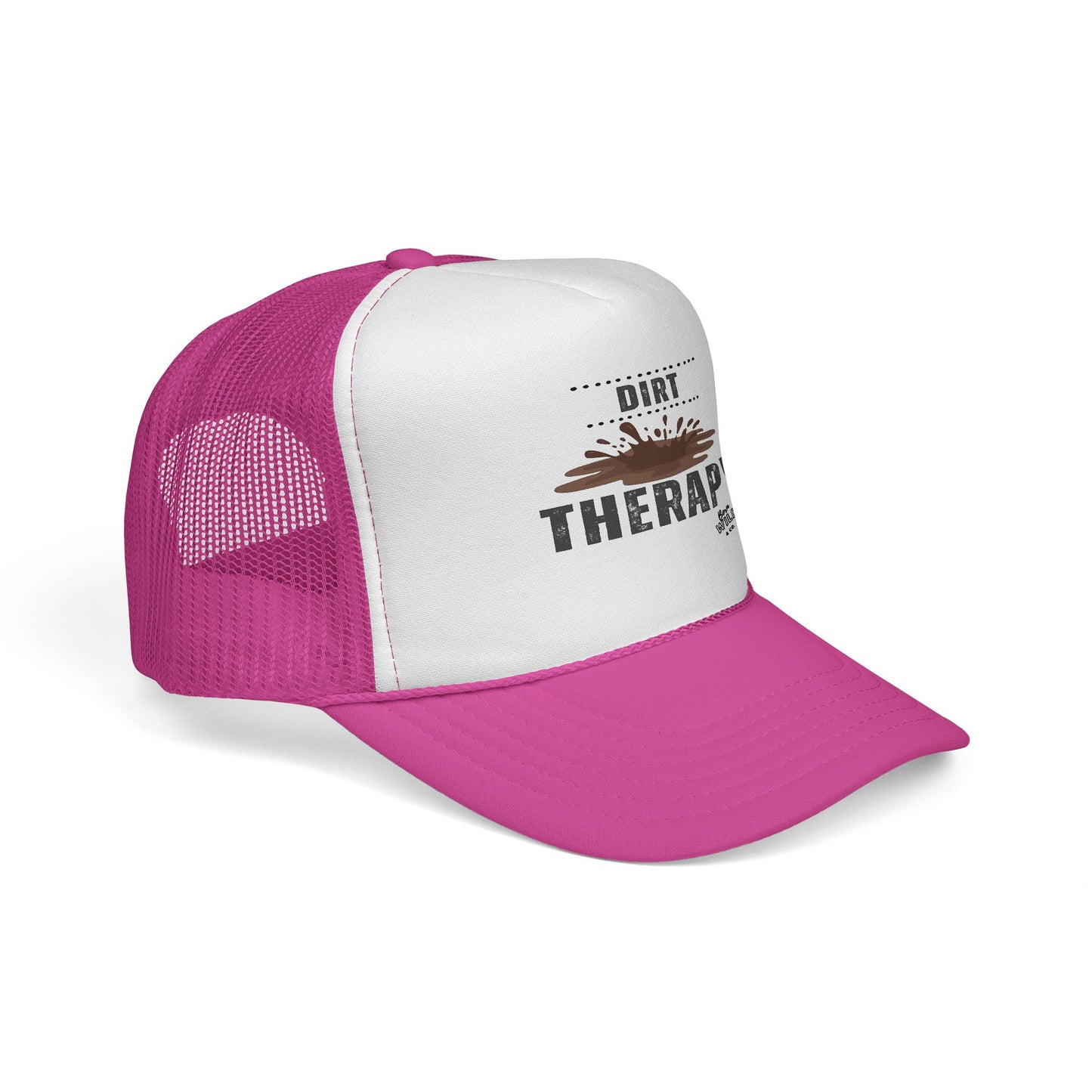 Dirt Therapy Trucker Cap - Funny  Baseball Hat for Outdoors,  Gift