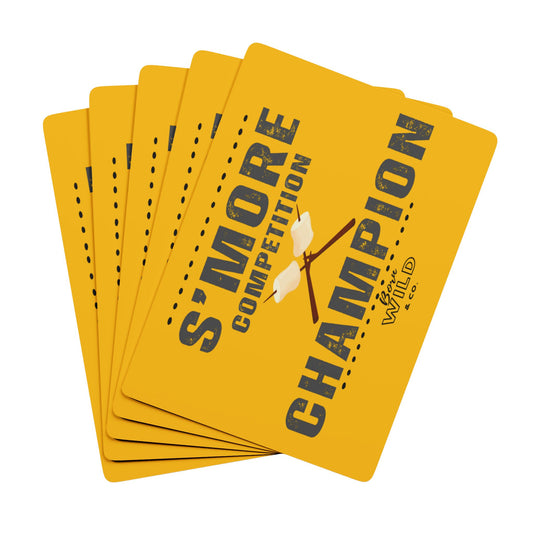S'more Competition Champion Poker Playing Cards – Campfire Game Deck