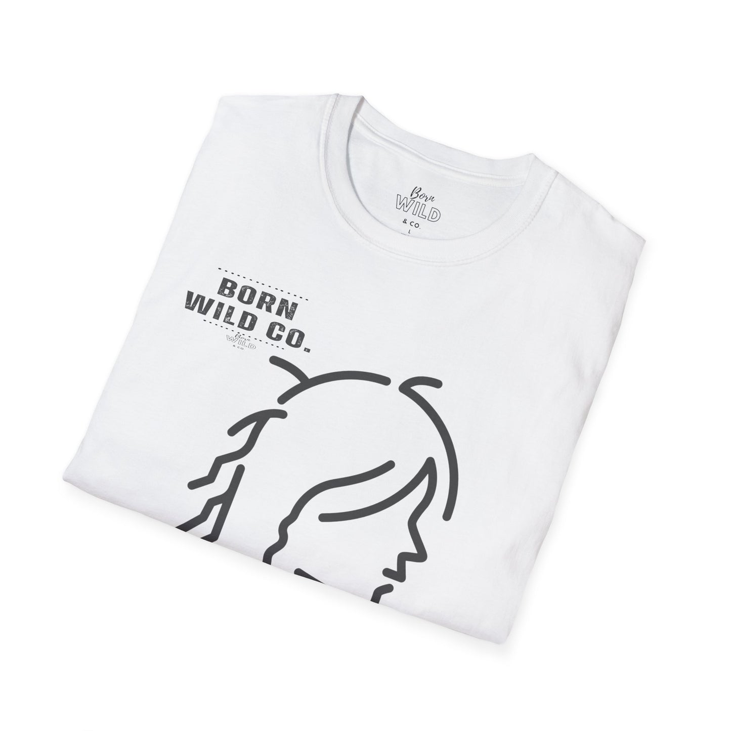 Hiking Hair T-Shirt — Bold Typography Casual Tee