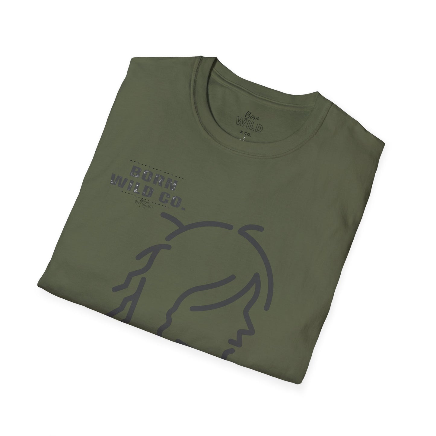 Hiking Hair T-Shirt — Bold Typography Casual Tee