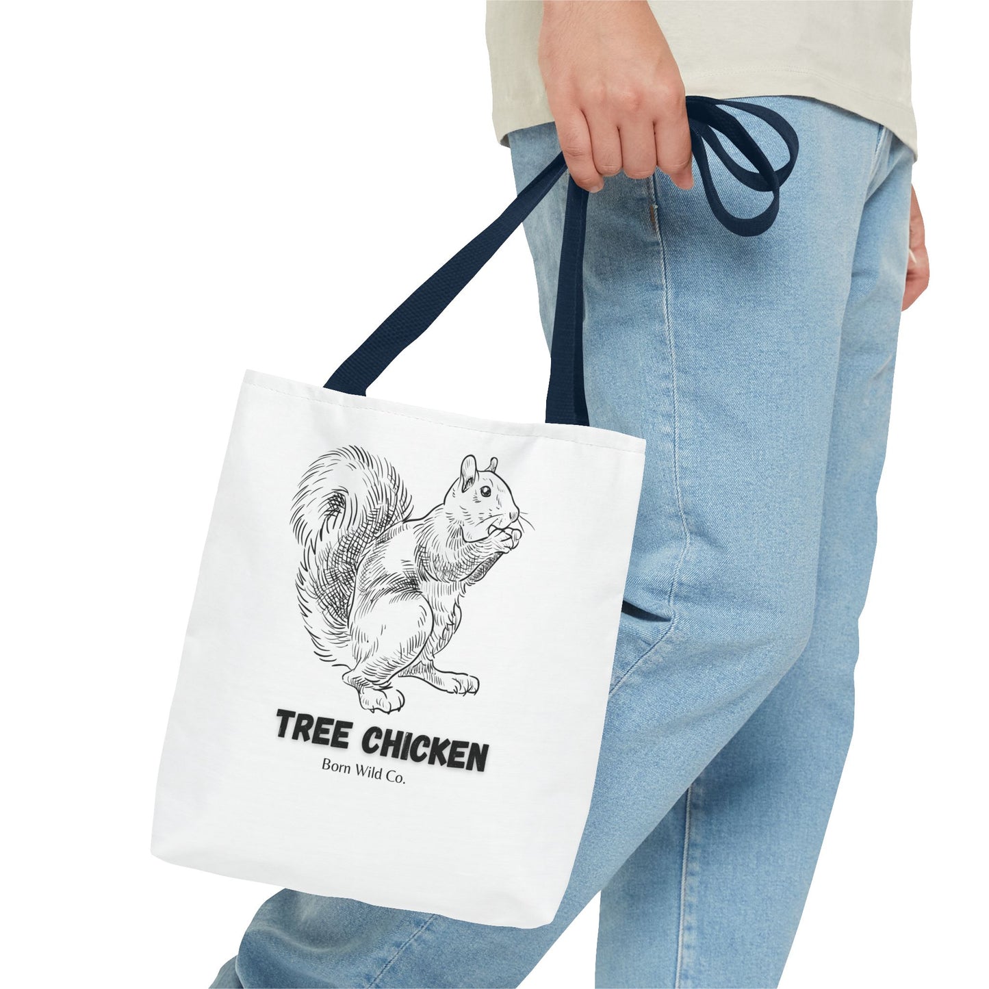 Tree Chicken Tote Bag