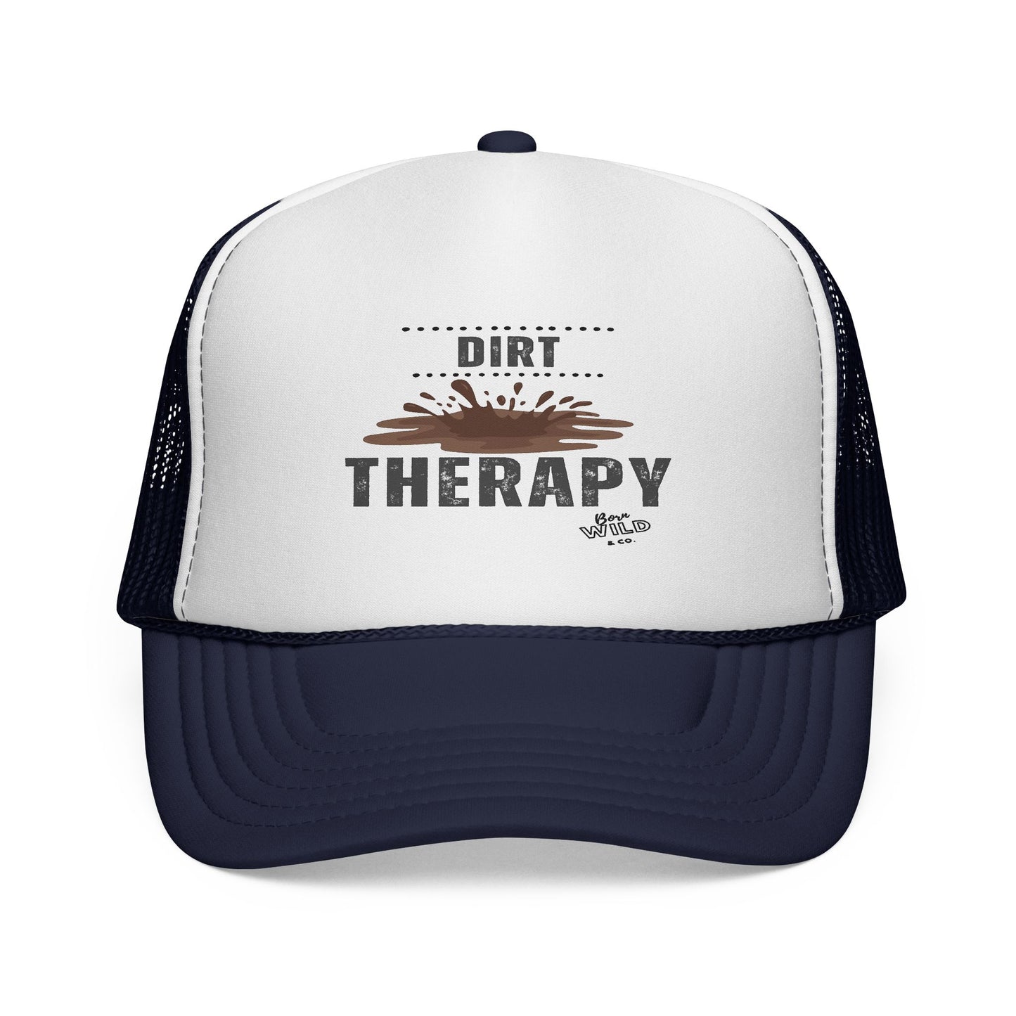 Dirt Therapy Trucker Cap - Funny  Baseball Hat for Outdoors,  Gift