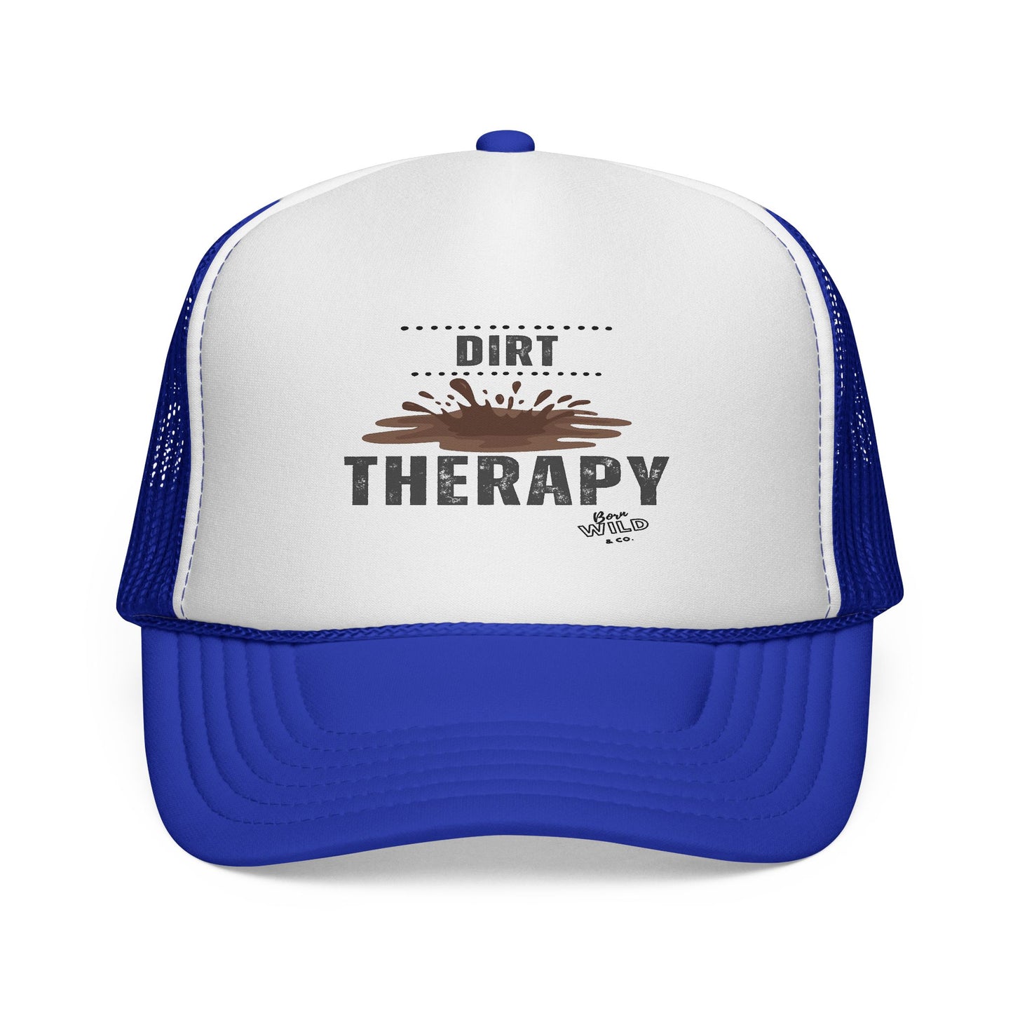 Dirt Therapy Trucker Cap - Funny  Baseball Hat for Outdoors,  Gift