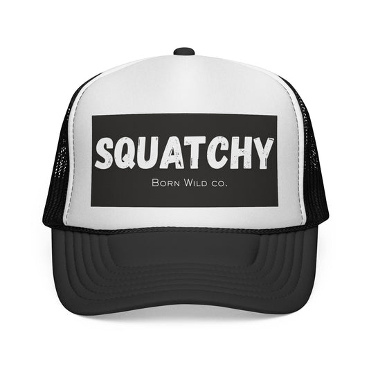 Squatchy  Trucker Cap - Funny  Baseball Hat for Outdoors,  Gift
