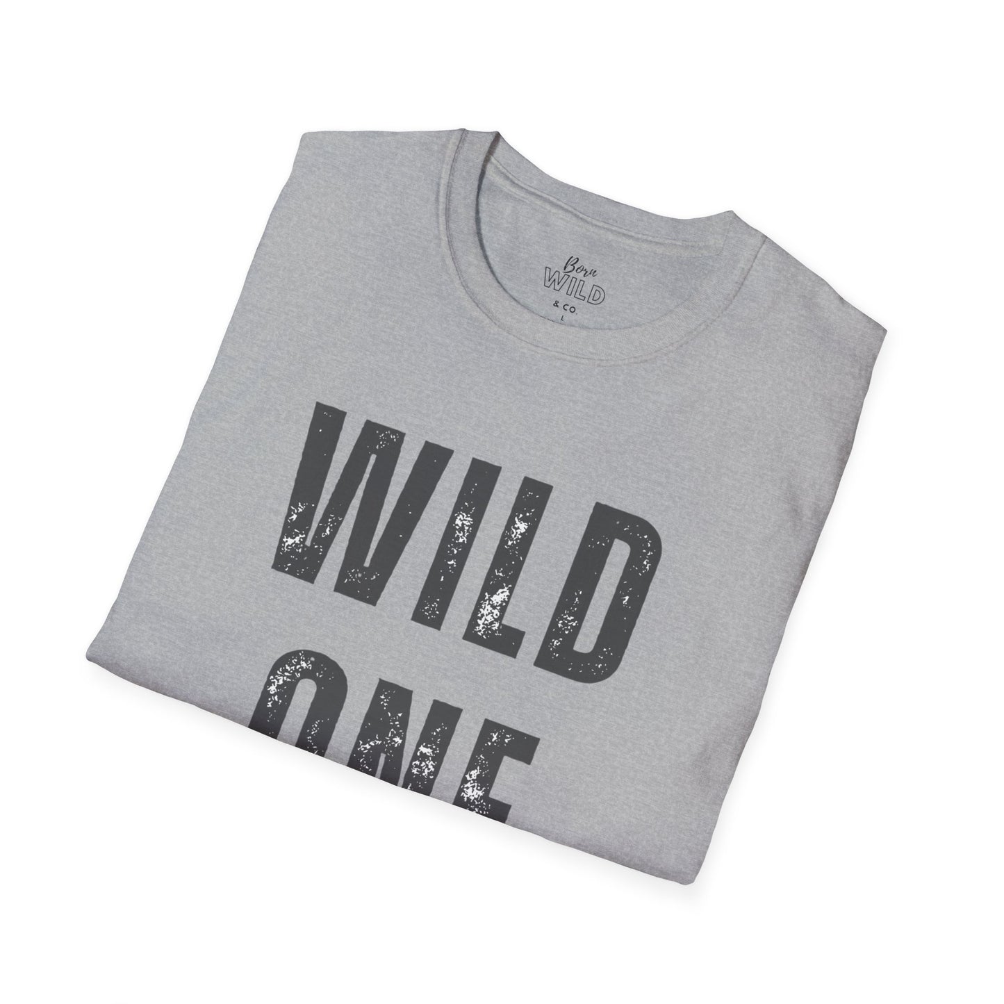Wild One T-Shirt — 'Wild One' Bold Typography Casual Tee