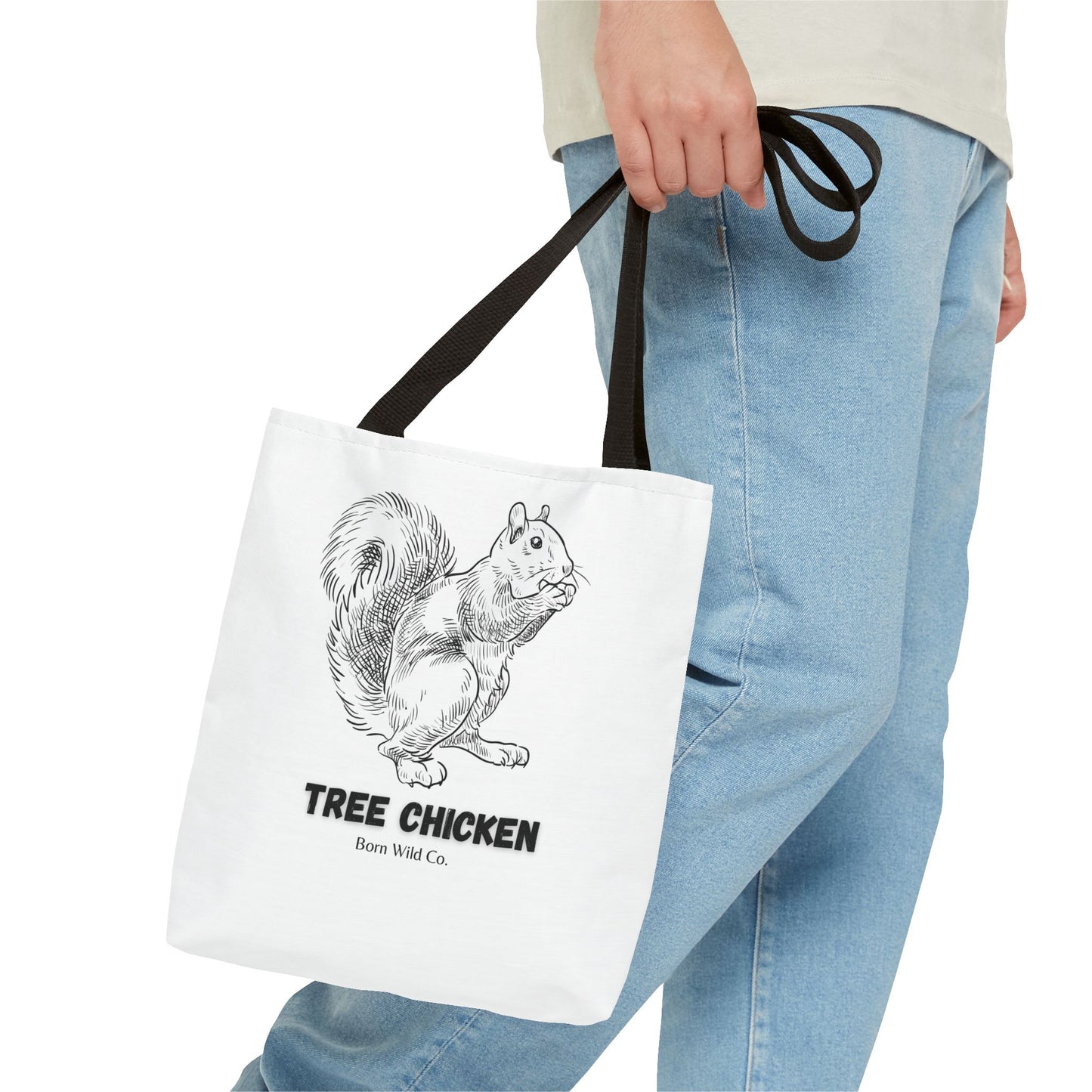 Tree Chicken Tote Bag