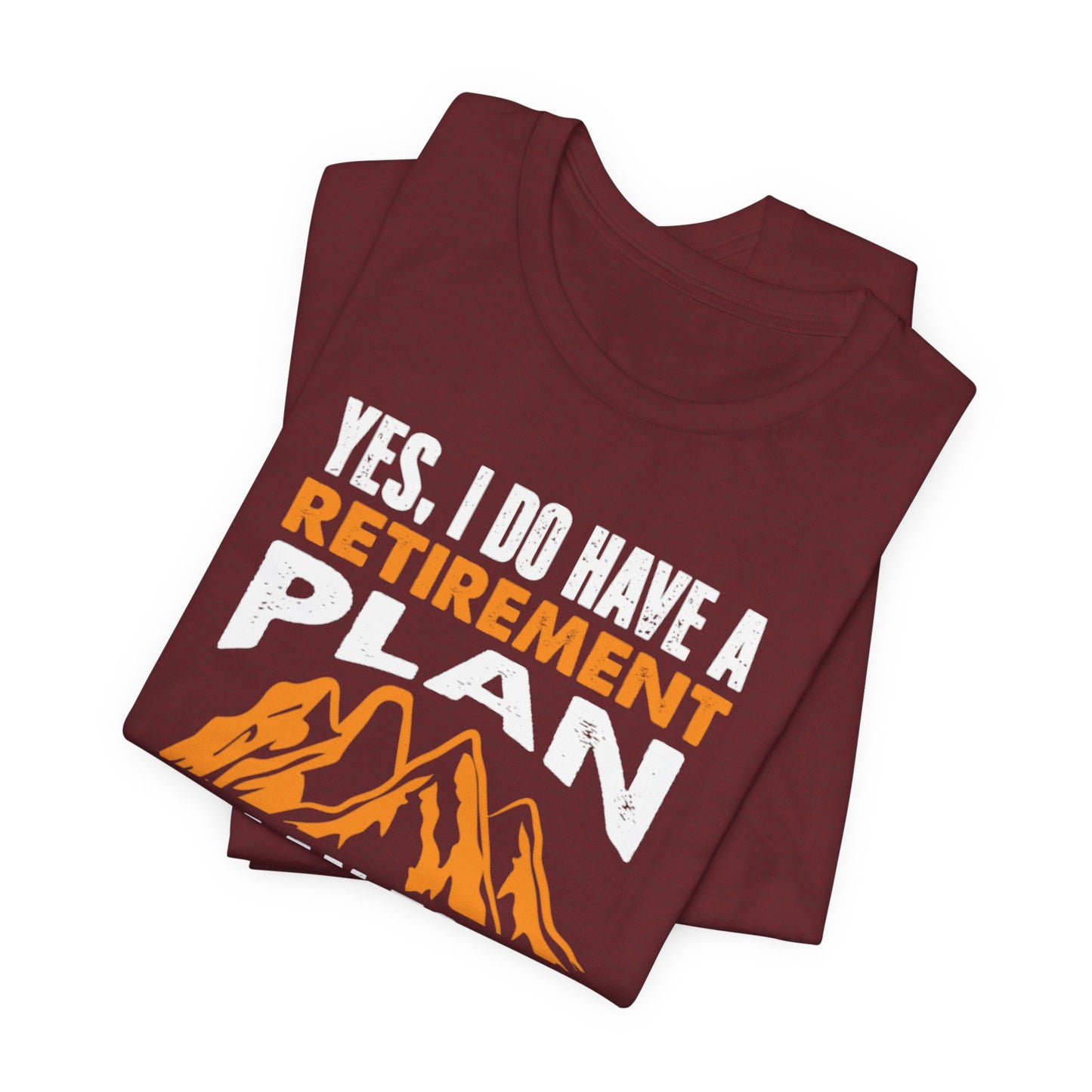 Vibrant Hike-Into-Retirement Tee
