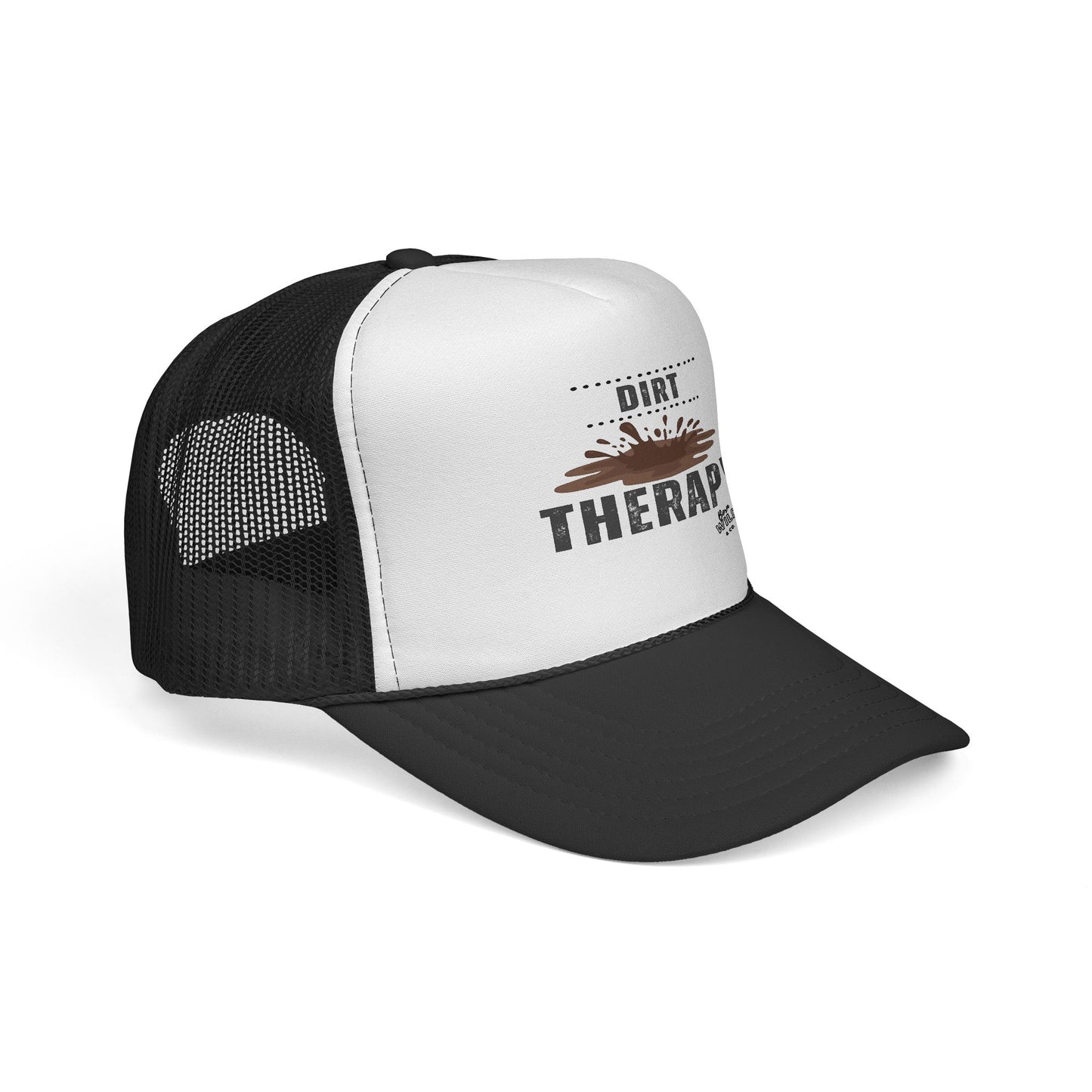 Dirt Therapy Trucker Cap - Funny  Baseball Hat for Outdoors,  Gift