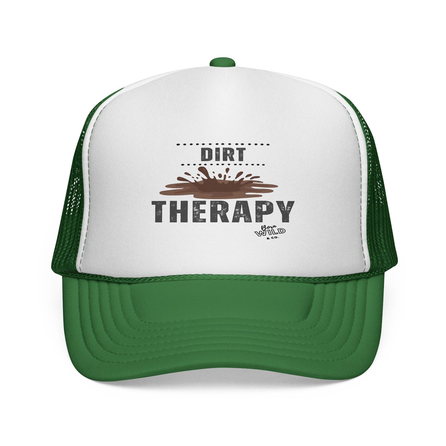 Dirt Therapy Trucker Cap - Funny  Baseball Hat for Outdoors,  Gift