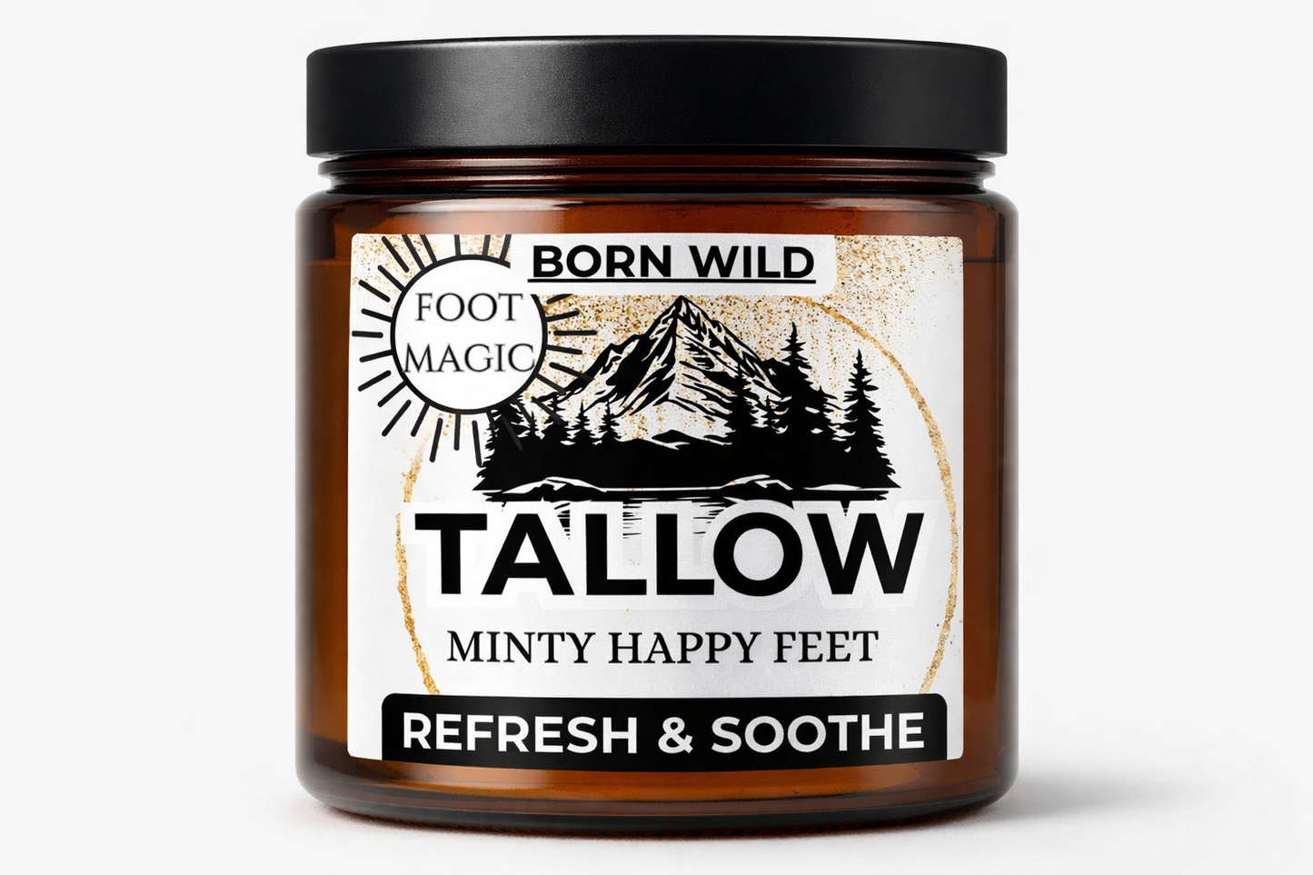 Foot Magic: Refreshing & Soothing Tallow Foot Cream - Mountain Mint
