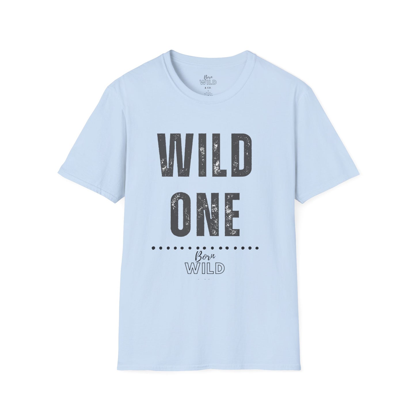 Wild One T-Shirt — 'Wild One' Bold Typography Casual Tee