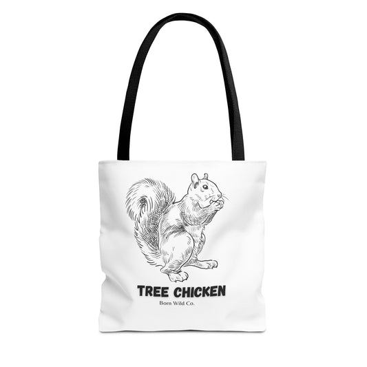 Tree Chicken Tote Bag