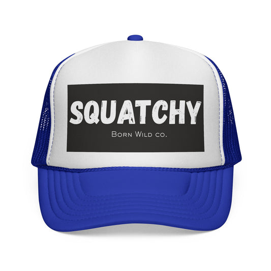 Squatchy  Trucker Cap - Funny  Baseball Hat for Outdoors,  Gift