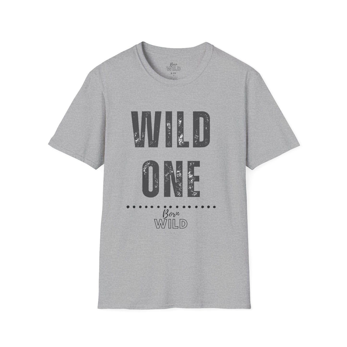 Wild One T-Shirt — 'Wild One' Bold Typography Casual Tee