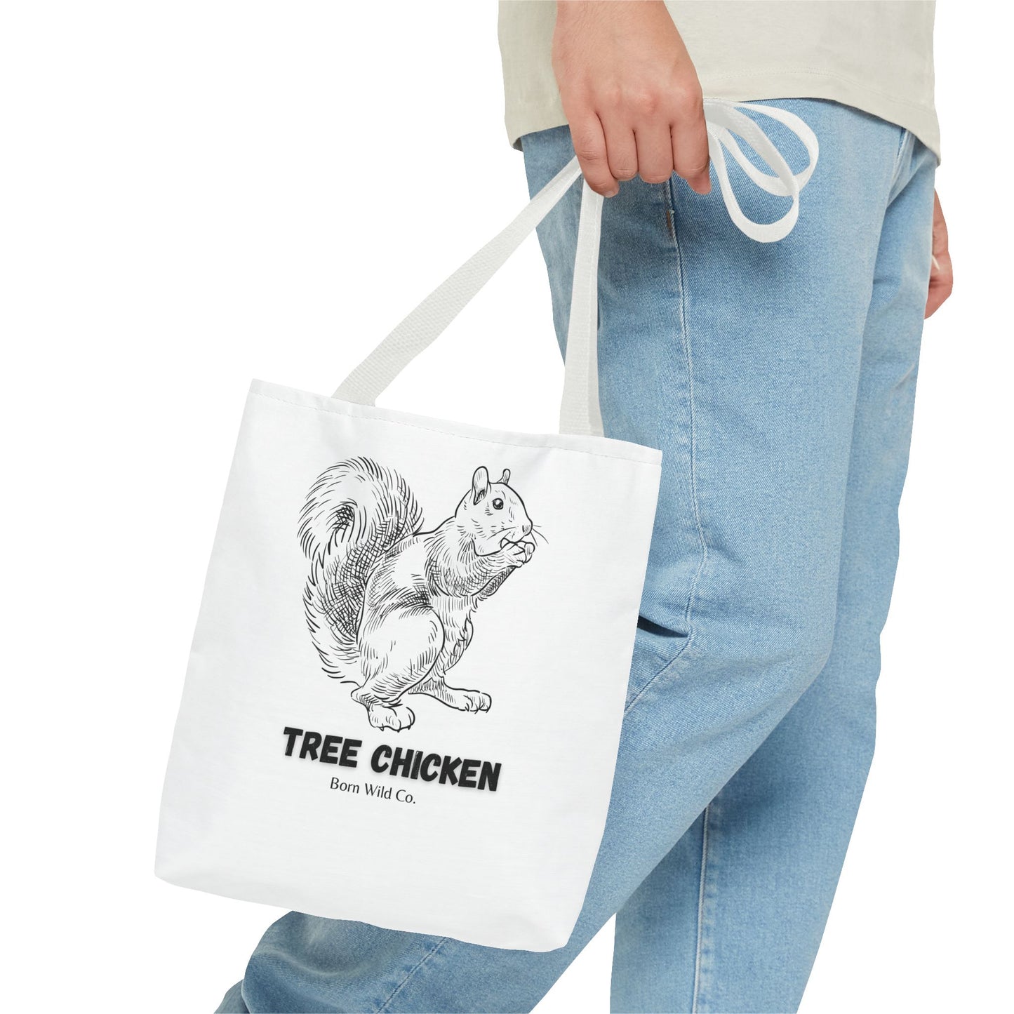 Tree Chicken Tote Bag