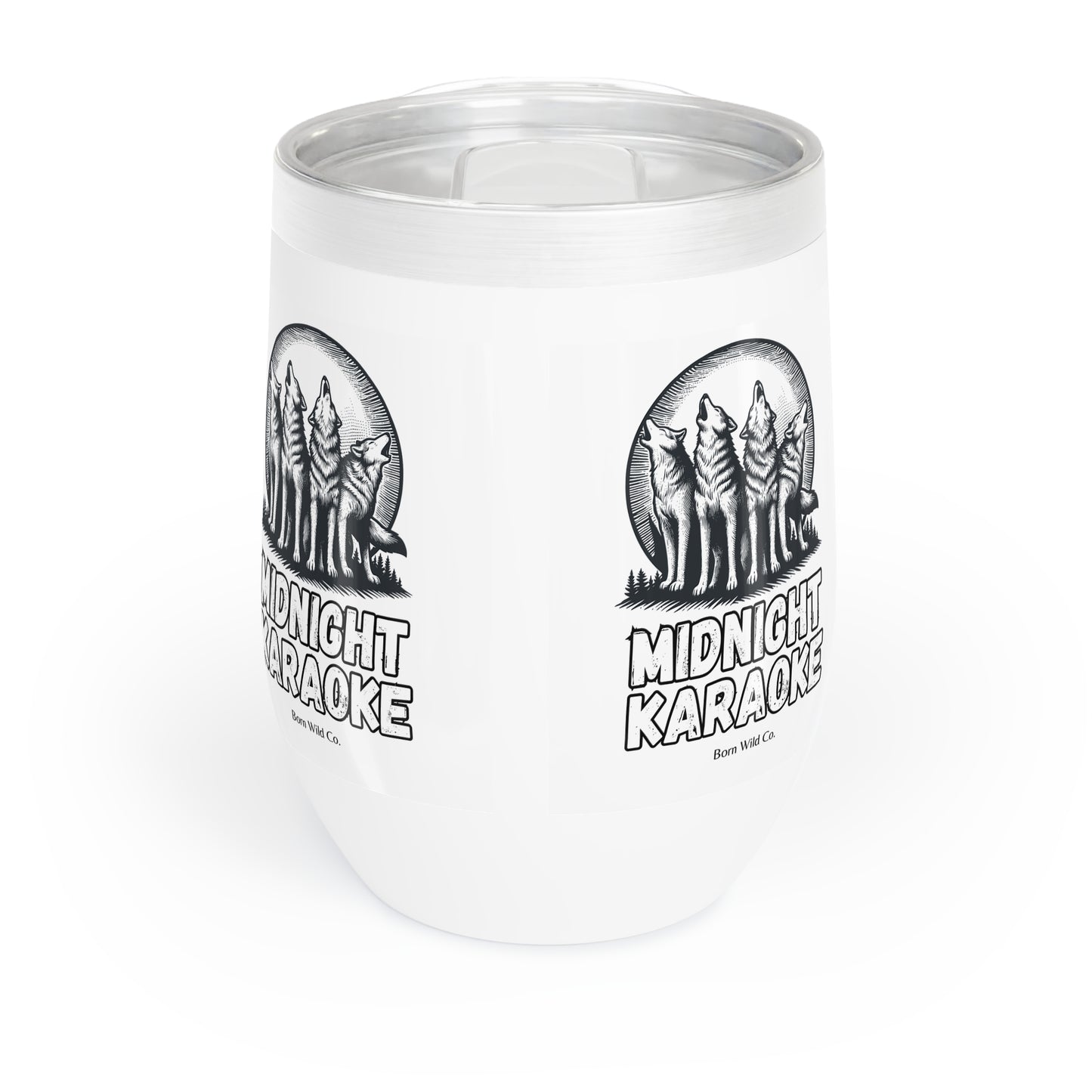 Midnight Karaoke -Chill Wine Tumbler