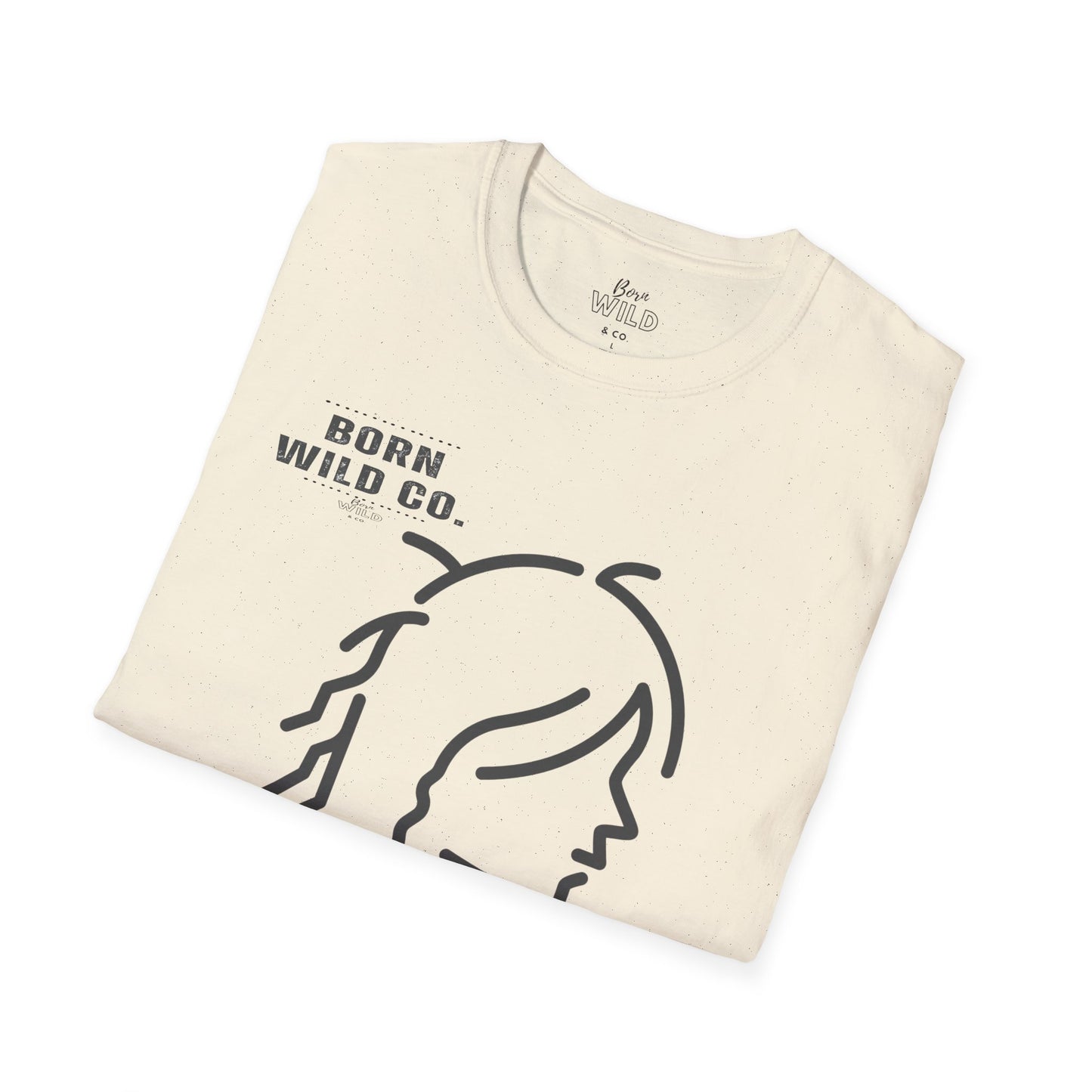 Hiking Hair T-Shirt — Bold Typography Casual Tee