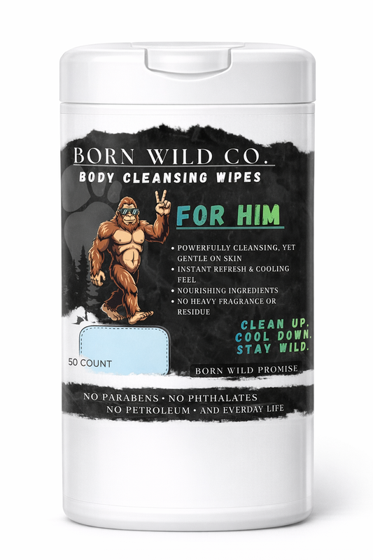 Born Wild Body Freshening Wipes